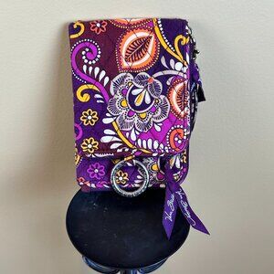 Vera Bradley Safari Sunset Wallet Bifold Wristlet Wallet Magnetic & zips  close